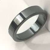 Wholesale 6mm Black Flat Style Hematite Stone Rings Assorted Sizes
